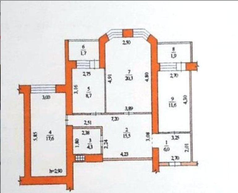 Продам 3-комнатную квартиру в новом кирпичном доме на Таирова Одеса - фото 9
