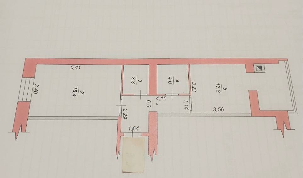 Продаж Квартира 1-кімнатна, 2/10 поверх на вул. Домбровського Житомир - фото 1