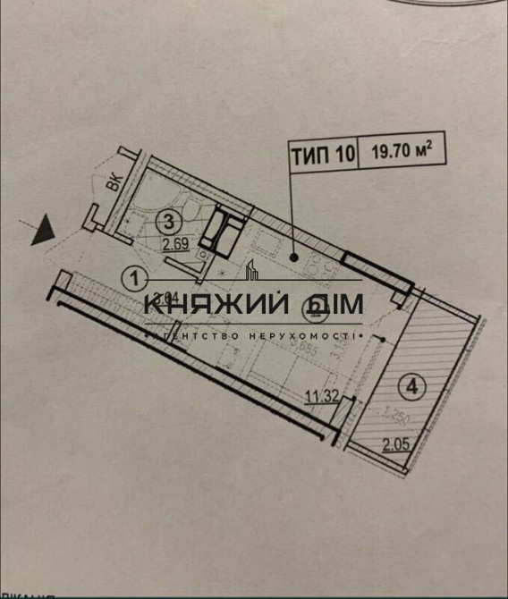 Продаж 1 кімнатної квартири ЖК Міракс, Шевченківський район, вул. Глибочицька, 43 21144424 Київ - фото 3