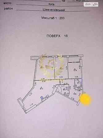 Продаж Квартира 3-кімнатна, 16/36 поверх на Победы пл., 11, корп. 1 Київ