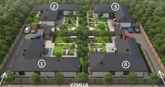 Продам современный новый дом в Латовке (с.Межлиманское) Bulativka