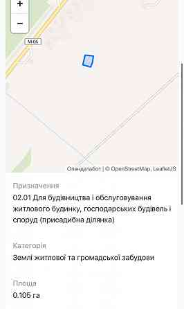 Продаж земельної ділянки 10 соток на вул. Січових стрільців Верхнє Синьовидне