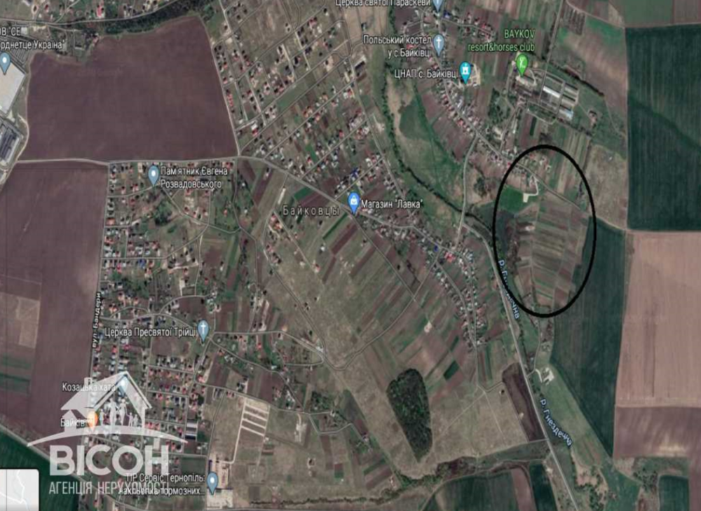 Продаж земельної ділянки 17.59 соток Байківці - фото 1