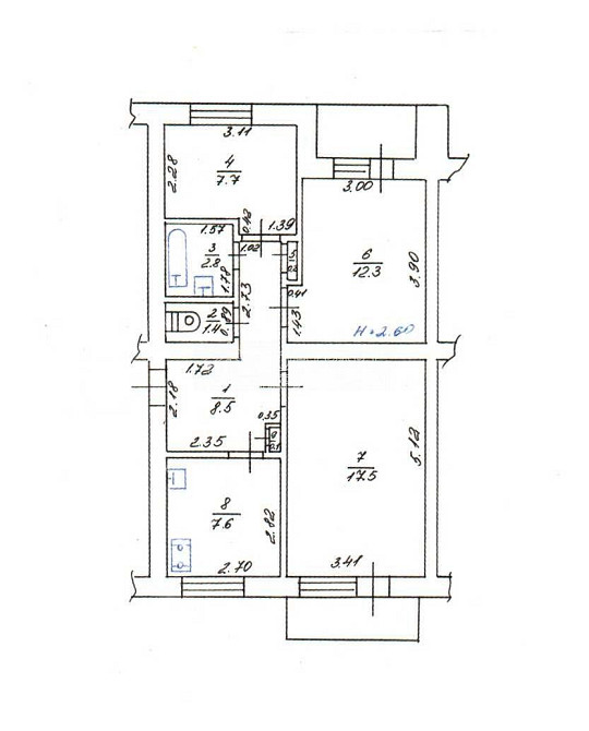 Продаж Квартира 3-кімнатна, 4/5 поверх на вул. Старопрудна Харьков - изображение 13