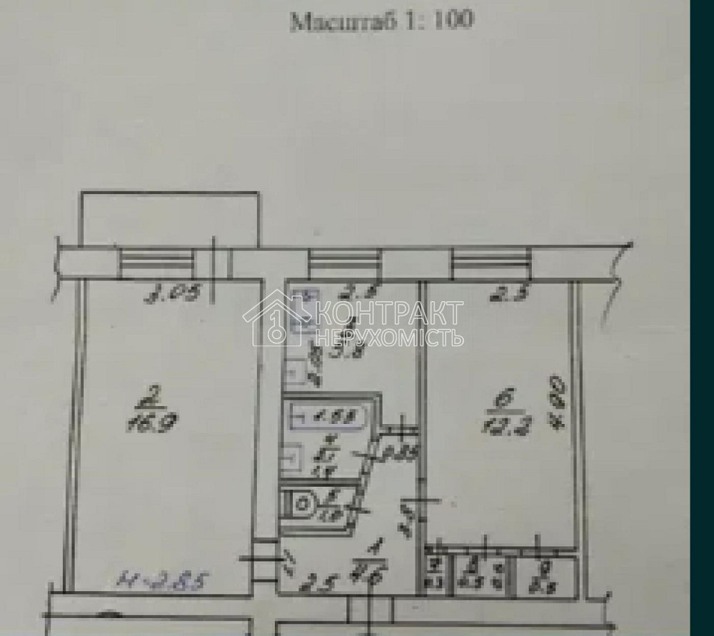 Продаж Квартира 2-кімнатна, 5/5 поверх на вул. Ініціативна Kharkiv - photo 2