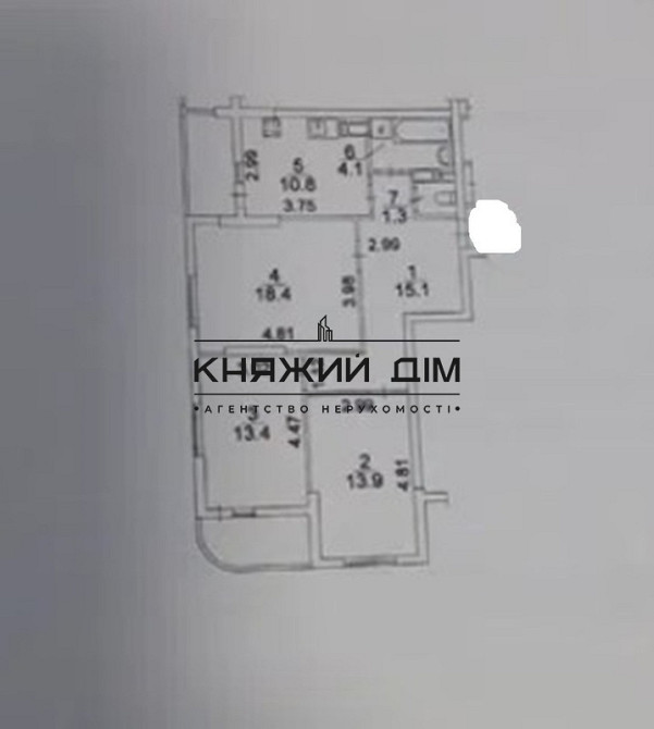 Продаж 3-х к. квартири на Осокорках. №21145054 Київ - фото 8