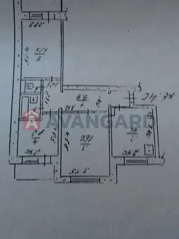 Продаж 3к Квартира 64 кв.м Ладозька вулиця 16 Запоріжжя - фото 5