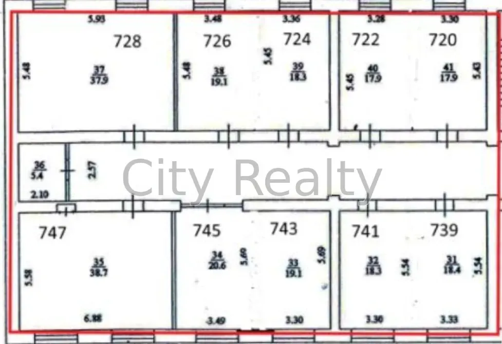 Здається Офісні приміщення площа 280.4 кв.м 7-й поверх Київ Хрещатик 7/11 Київ - фото 7