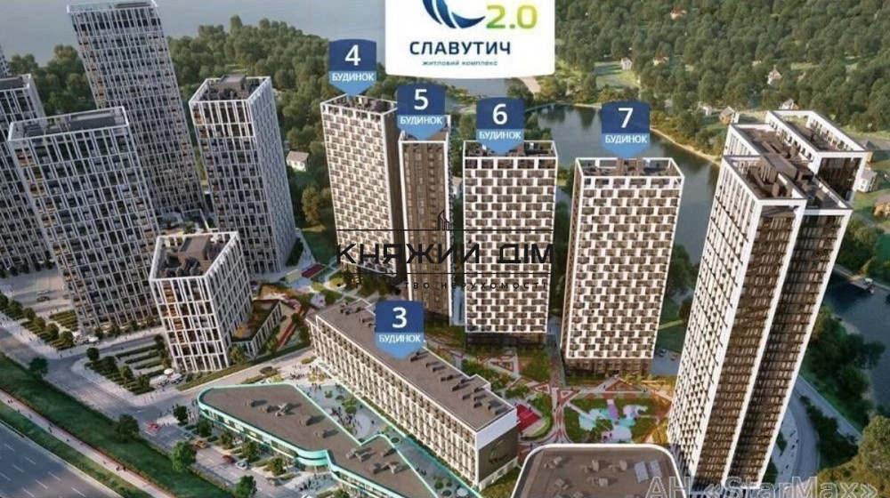 Продаж 2 кімнатної квартири по вул. Зарічна 7 корпус 3 ЖК Славутич 2.0 21143494 Київ - фото 5