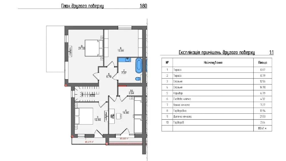 Продаж 2-поверховий Котедж з ділянкою 3 сот 172 кв.м 3 кімн. на Тернопільська Ужгород - фото 18