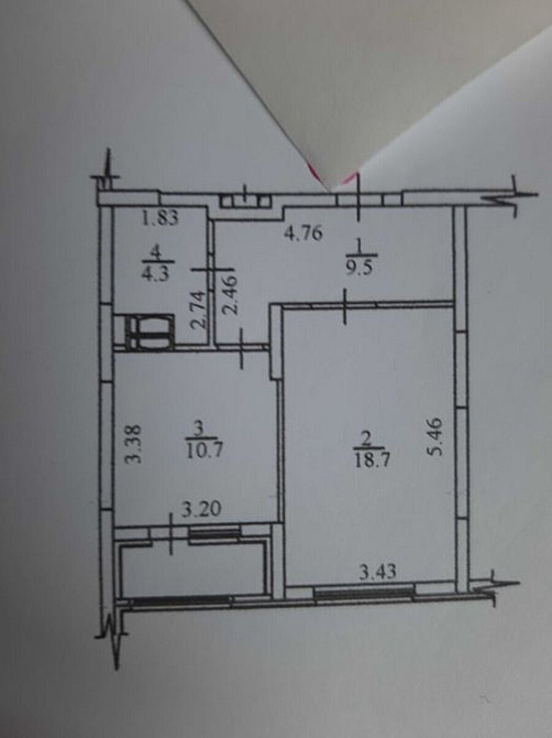Продаж Квартира 1-кімнатна, 5/26 поверх на Краківська, 27 Київ - фото 3