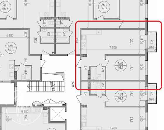 Продаж Квартира 1-кімнатна, 3/4 поверх на Бічна зелена Басівка