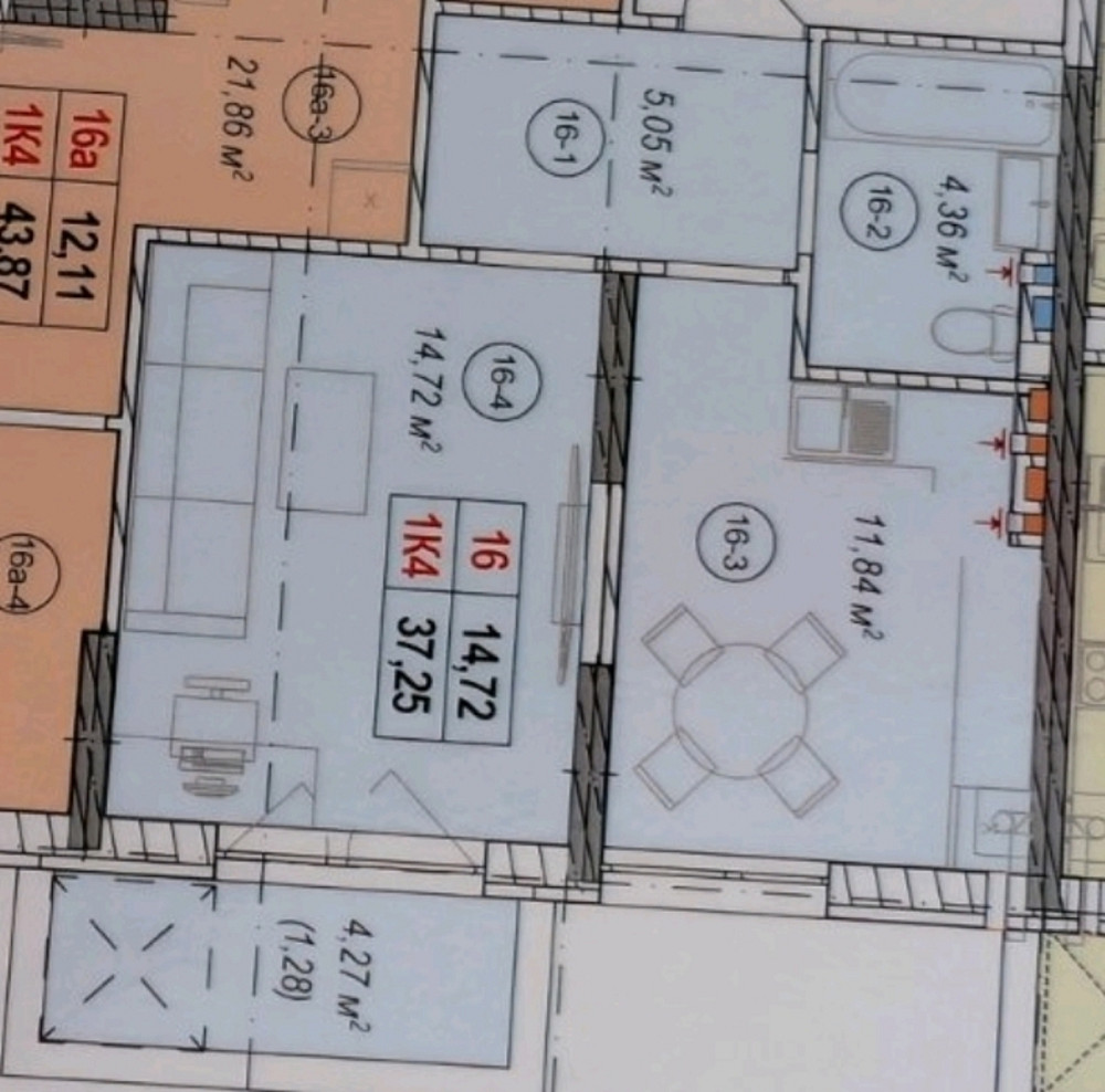 Продаж Квартира 1-кімнатна, 9/10 поверх на вул. Коновальця Є. Ternopil' - photo 11