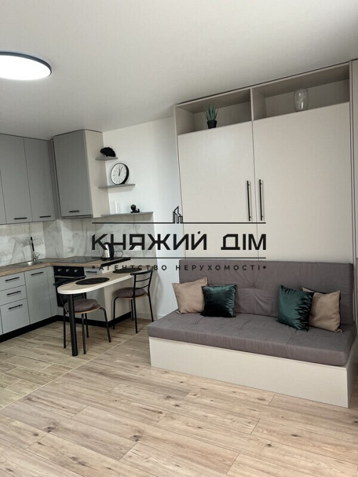 Оренда 1-кімнатної дизайнерської квартири в ЖК Софія Київська № 11124436  - фото 1