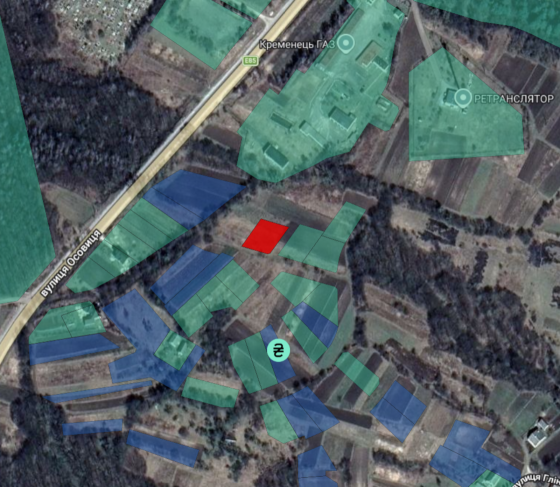 Продаж земельної ділянки 10 соток на вул. Осовиця Кременець