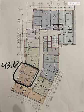 Продаж Квартира 1-кімнатна, 7/8 поверх Vinnytsya