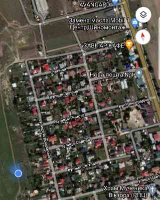 Продаж земельної ділянки 0.1 соток на ул. Вишневая, 23 Авангард