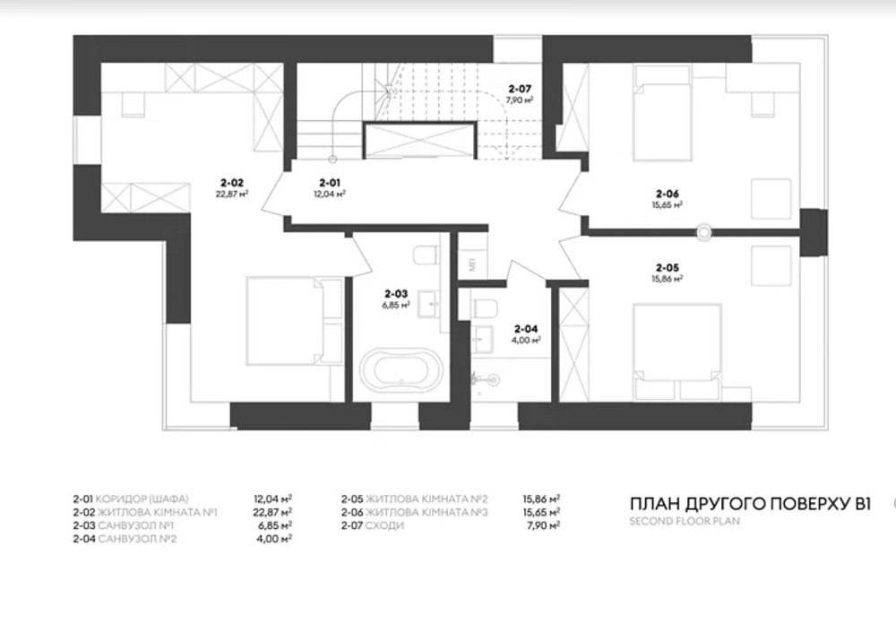 Продаж 3 поверхового дуплекса з ділянкою на 2.5 сотки, 194.6 кв. м, Великі Гаї  - фото 7