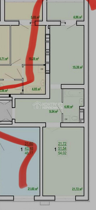 Продаж Квартира 2-кімнатна, 3/9 поверх на вул. Барабашова Харків - фото 5