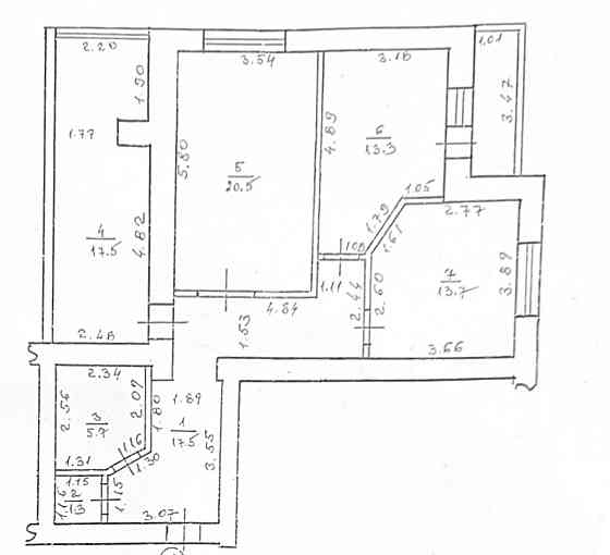 Продаж Квартира 3-кімнатна, 6/9 поверх на Хіміків, 7 Івано-Франківськ