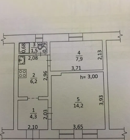 Продам 2-х комнатную квартиру на ул.Черноморского Козачества Одесса - изображение 8
