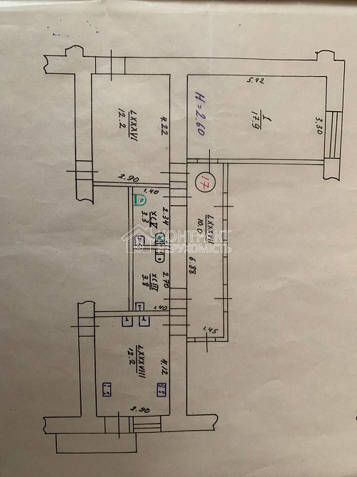 Продаж Квартира 1-кімнатна, 5/9 поверх на вул. Золочевская Харків - фото 15