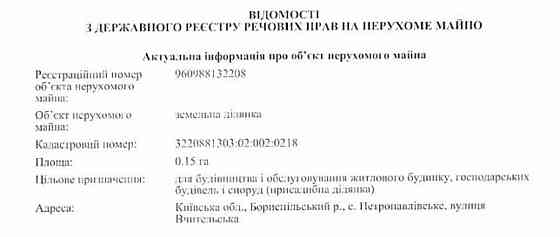 Продаж земельної ділянки 15 соток на Учительская. 