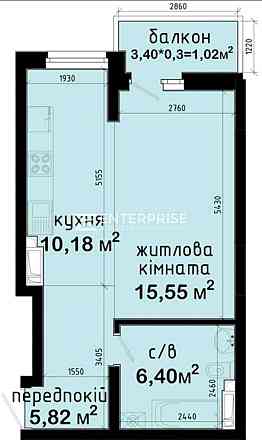 Продаж Квартира 1-кімнатна, 9/26 поверх на вул. Глушкова Академіка Kiev