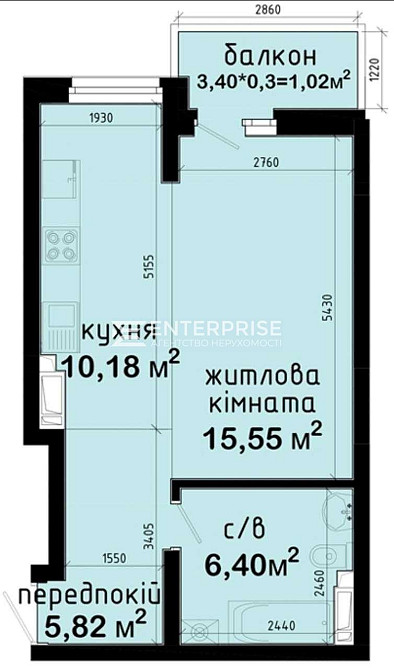 Продаж Квартира 1-кімнатна, 9/26 поверх на вул. Глушкова Академіка Kiev - photo 2