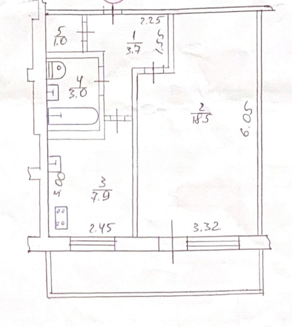 Продаж Квартира 1-кімнатна, 8/9 поверх на вул. Сергія Грицевця Харків - фото 7