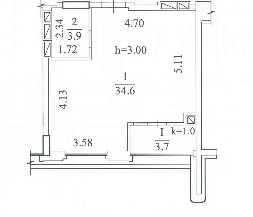 Продаж Квартира 2-кімнатна, 12/12 поверх на Короленко вул., 22А Дніпро - фото 2