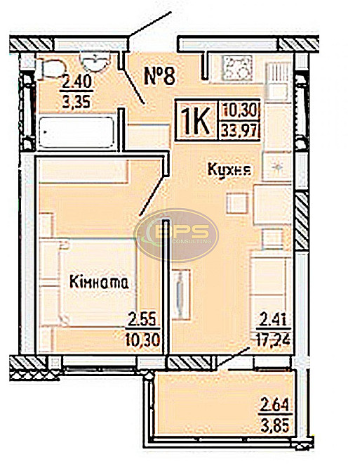 Продаж 1к квартири 34.2 кв. м Odessa - photo 6