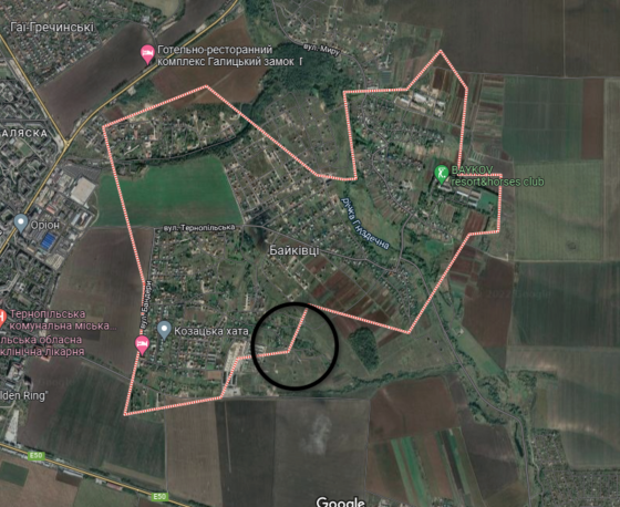 Продаж ділянки під будівництво, 20 сотих, Байківці Baikivtsi