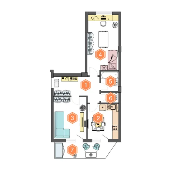 Продам 2-х комнатную квартиру в ЖК Вентум" (пос.Котовского) Крижанівка (Комінтернівський район)