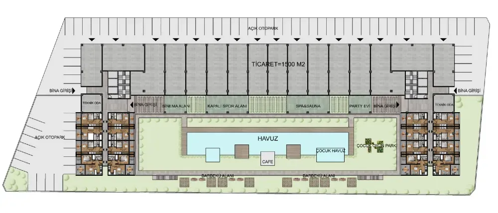 Квартира за границей 39 кв.м 1 комн. 1-й этаж г. Мерсин, на Томюк Мерсин - изображение 13