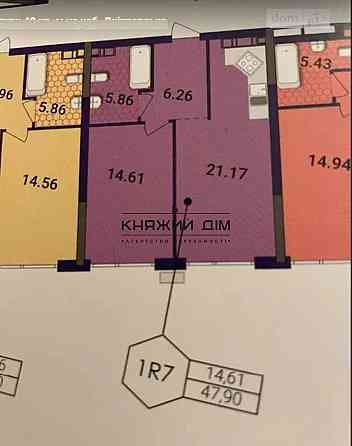 Продаж однокімнатної квартири в ЖК Great ,Будинок 12 .вікна у двір Код № 21146789 Kiev