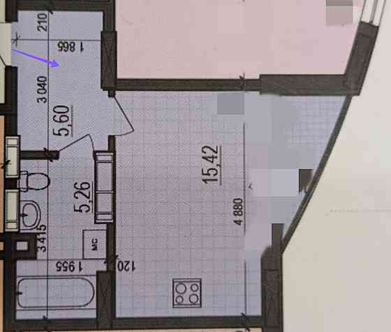 Продаж Квартира 1-кімнатна, 14/14 поверх на вул. Незалежності Zhytomyr