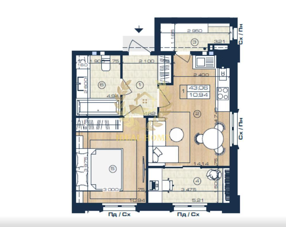 Продаж 1к квартири від "ROYAL HOUSE" — провідного девелопера Чайки (Богуславський район) - фото 9