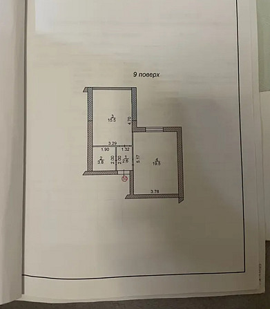 Продаж 1к квартири 41.4 кв. м на вул. Замонастирська Тернопіль - фото 10