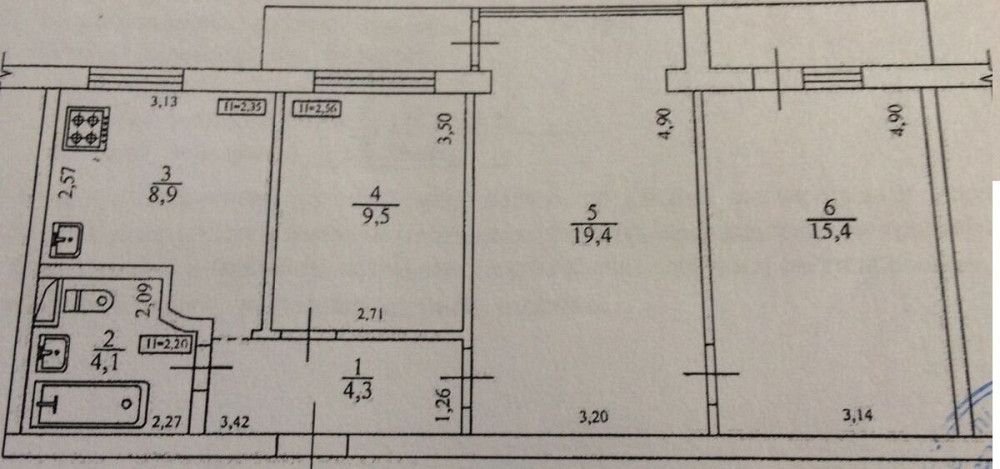 Оренда Квартира 3-кімнатна, 7/9 поверх на Відрадний проспект, 38б Київ - фото 7