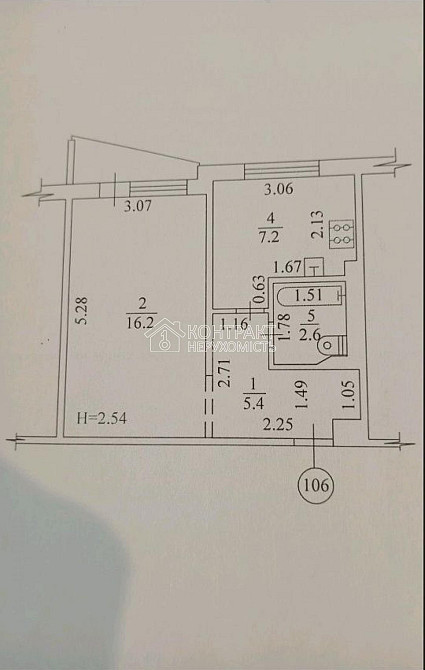 Продаж Квартира 1-кімнатна, 9/9 поверх на вул. Баварський Харків - фото 8