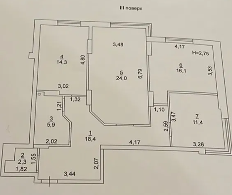 Продам 3-х комнатную квартиру в новом доме на Бочарова. Odessa - photo 14
