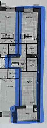 Продаж 1к Квартира 53 кв.м Домбровського 3-д Zhytomyr