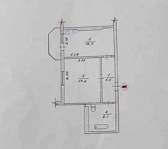 Продаж 1к Квартира 49 кв.м Перемоги 53 Zhytomyr