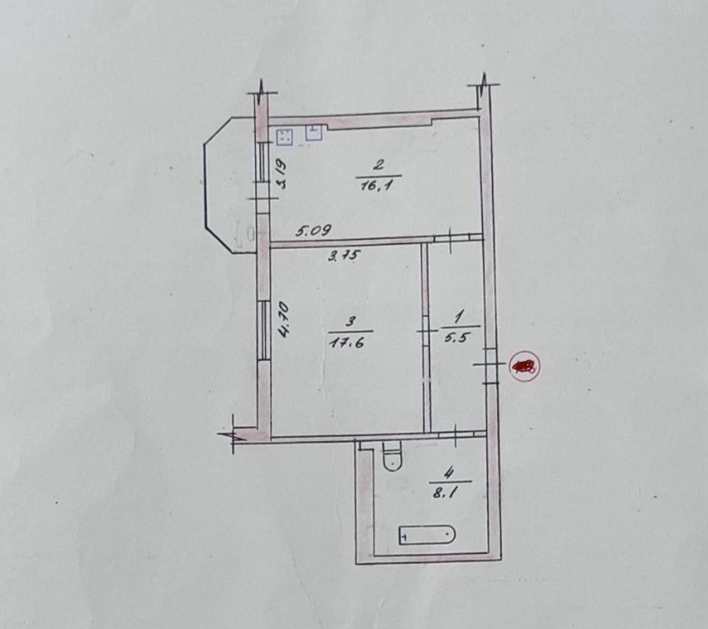 Продаж 1к Квартира 49 кв.м Перемоги 53 Zhytomyr - photo 1