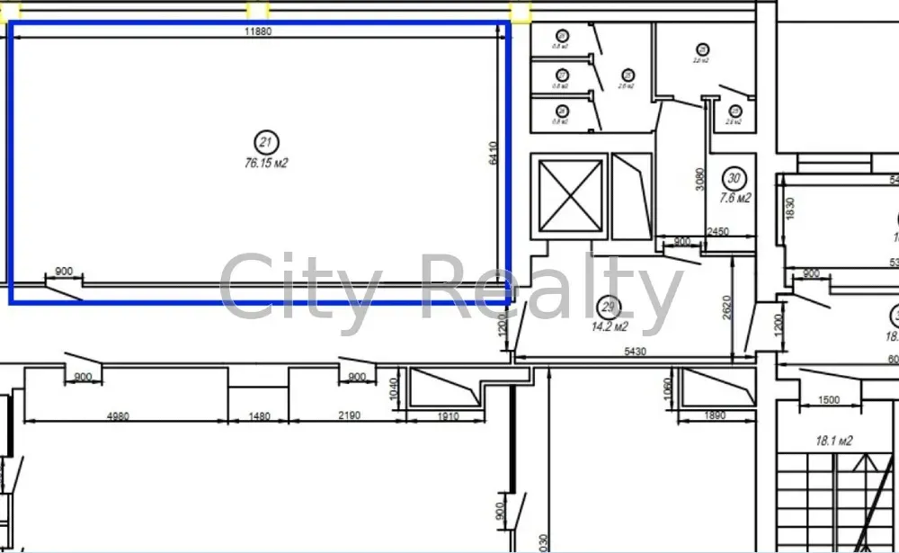 Здається Офісні приміщення площа 76.15 кв.м 2-й поверх Київ Шолуденко 3 Київ - фото 3
