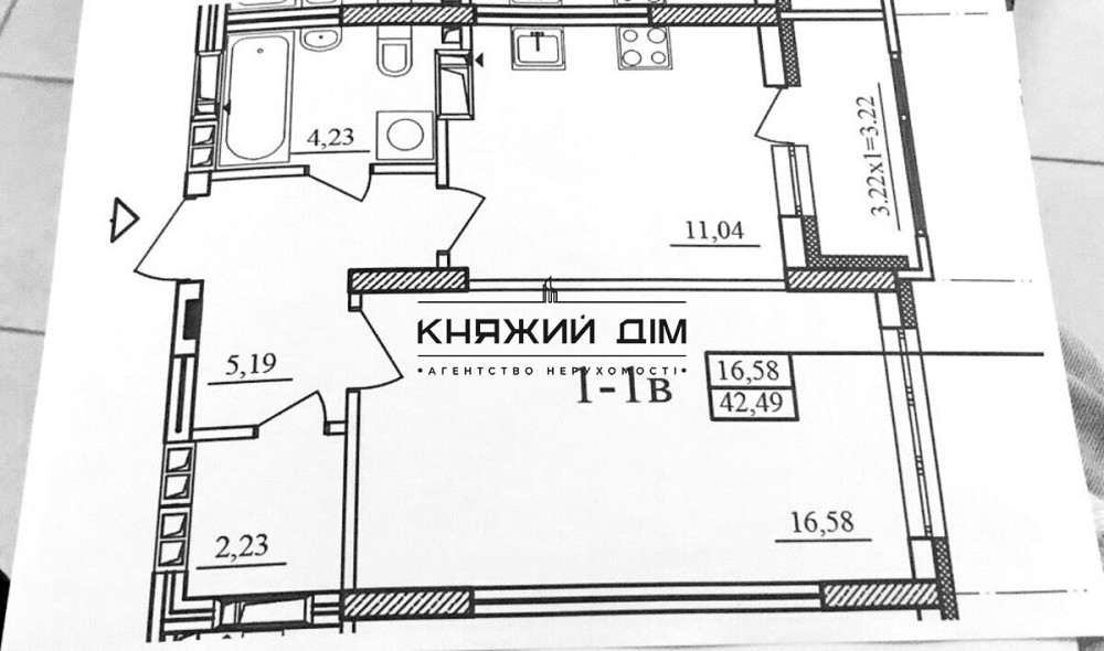ЖК Teleskop Продаж 1 кім. кварт. на Драгоманова м. Позняки Код об'єкта № 21144722 Киев - изображение 15