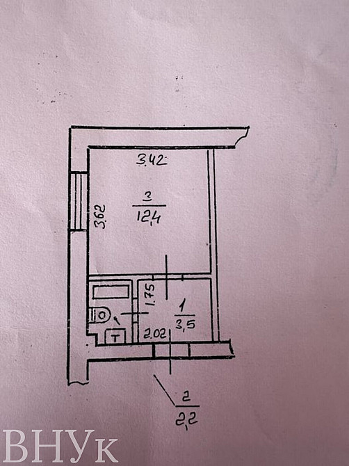 Продаж Квартира 1-кімнатна, 3/5 поверх на вул. Коновальця Івано-Франківськ - фото 10