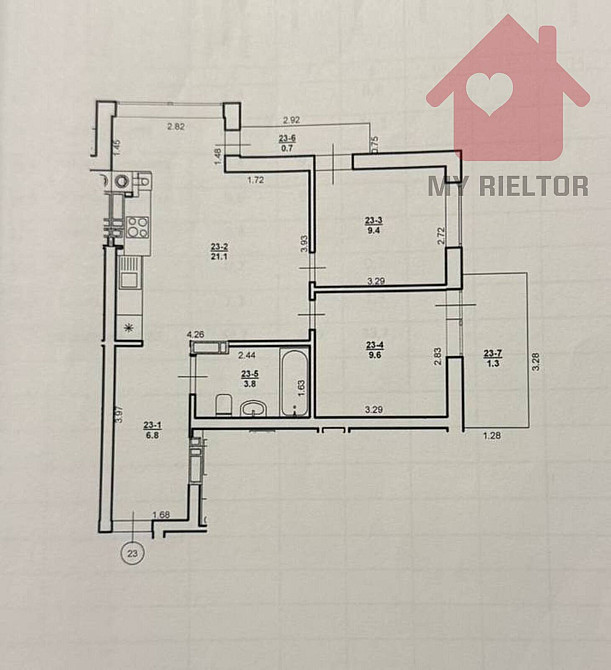 Продаж Квартира 2-кімнатна, 5/8 поверх на Перемоги Ужгород - фото 5
