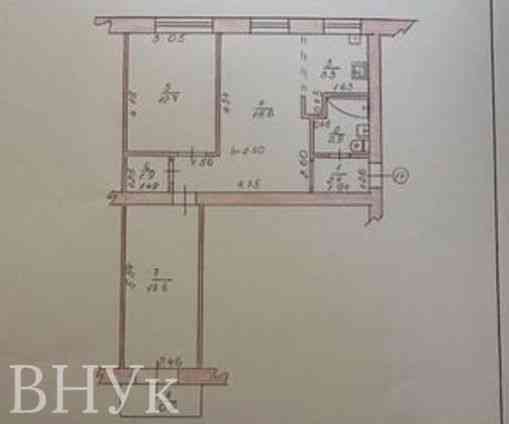 Продаж Квартира 3-кімнатна, 3/5 поверх Luts'k
